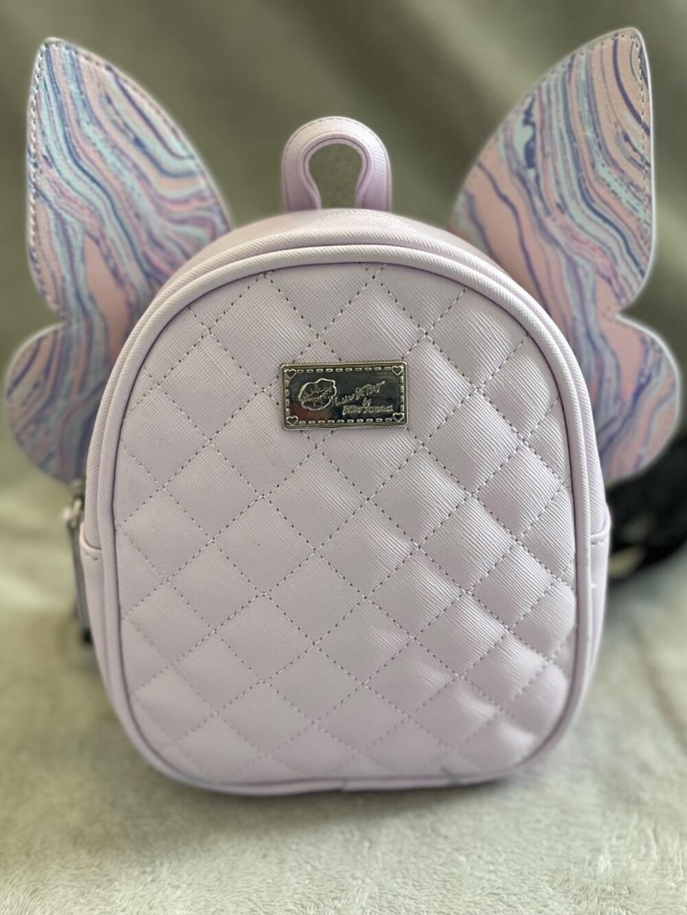 Betsey Johnson luv Betsey butterfly wing mini backpack
